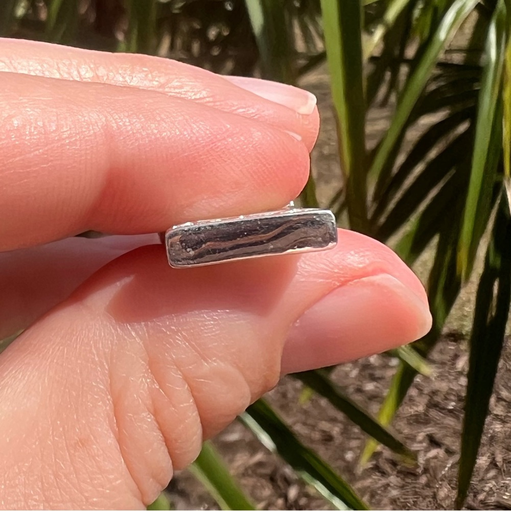 Green Blessing Fortune Rectangle Tablet Pendant N… - image 4